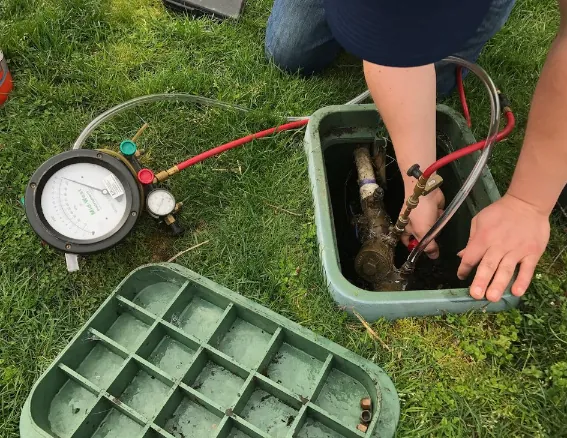 Irrigation system Backflow Testing image
