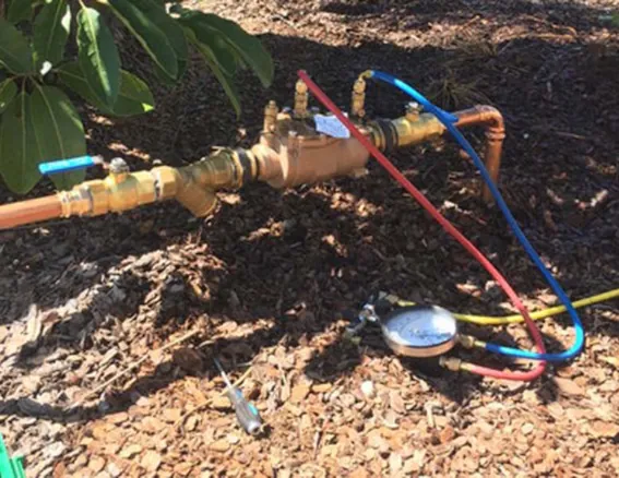 Irrigation system Backflow Testing image