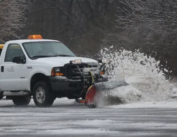 Commercial Snow Plowing image