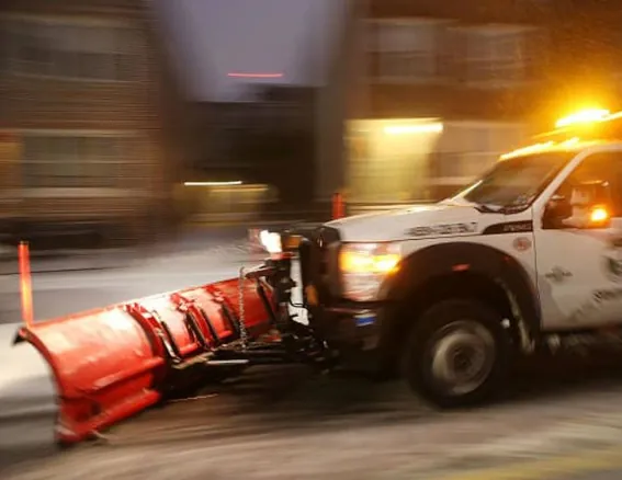 Commercial Snow Plowing image