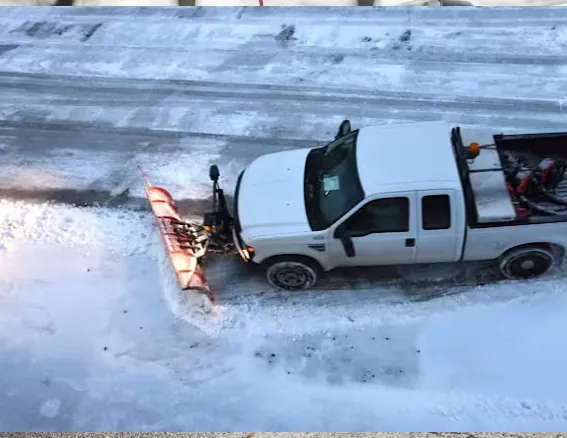 Commercial Snow Plowing image